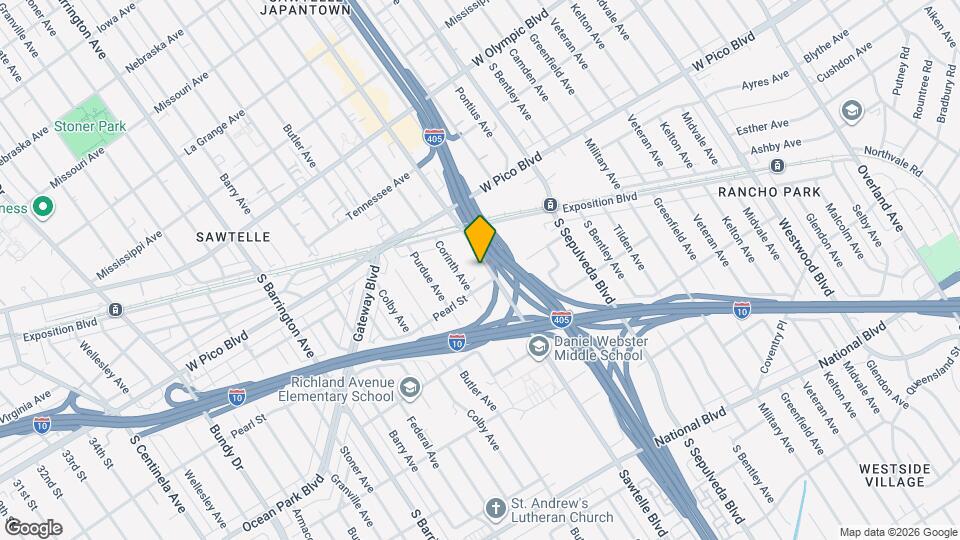 2485 Sawtelle Blvd, Unit 103 Mapa y Detalles de la Ubicación