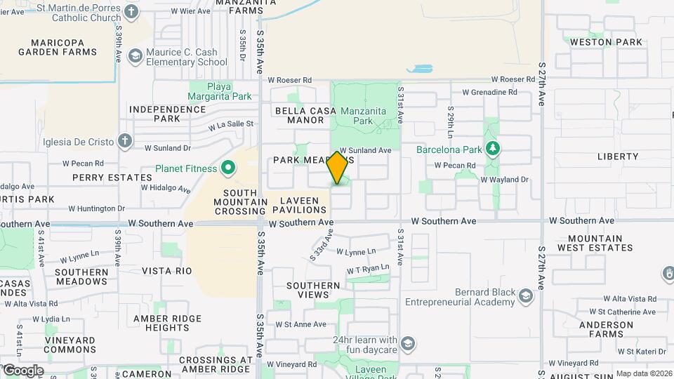 3250 W Jessica Ln Map and Location Details