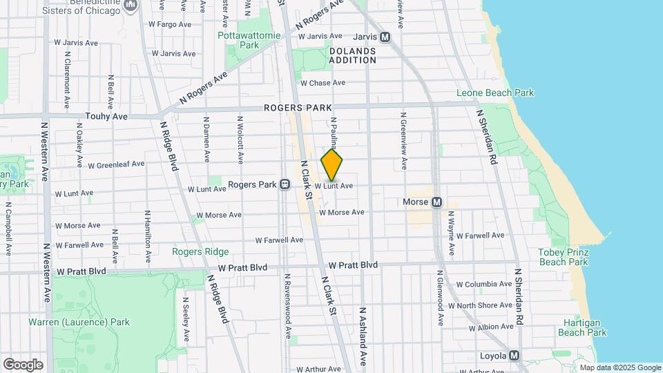 1705 W Lunt Ave, Unit S Map and Location Details