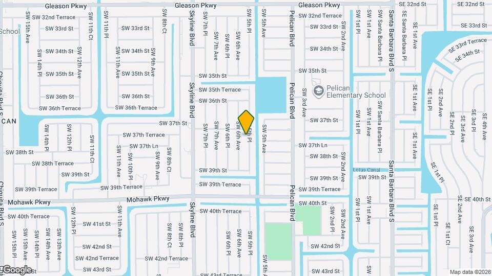 3712 SW 5th Pl Mapa y Detalles de la Ubicación