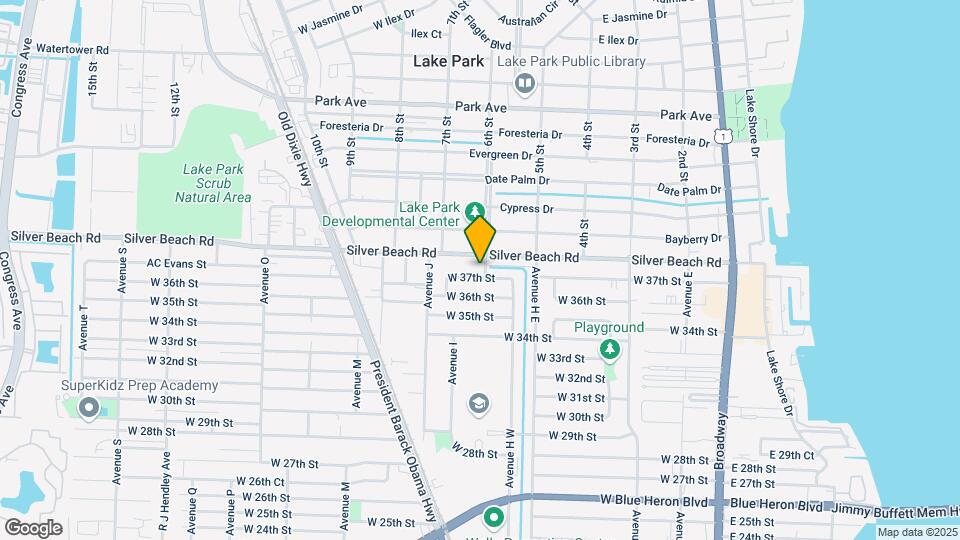 600 W 37th St Map and Location Details