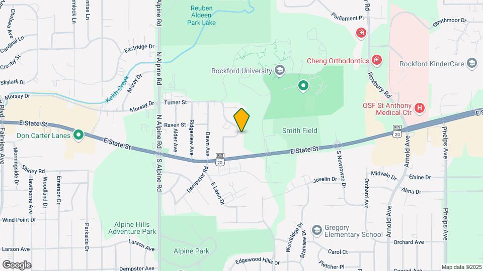 167 Flintridge Dr Map and Location Details