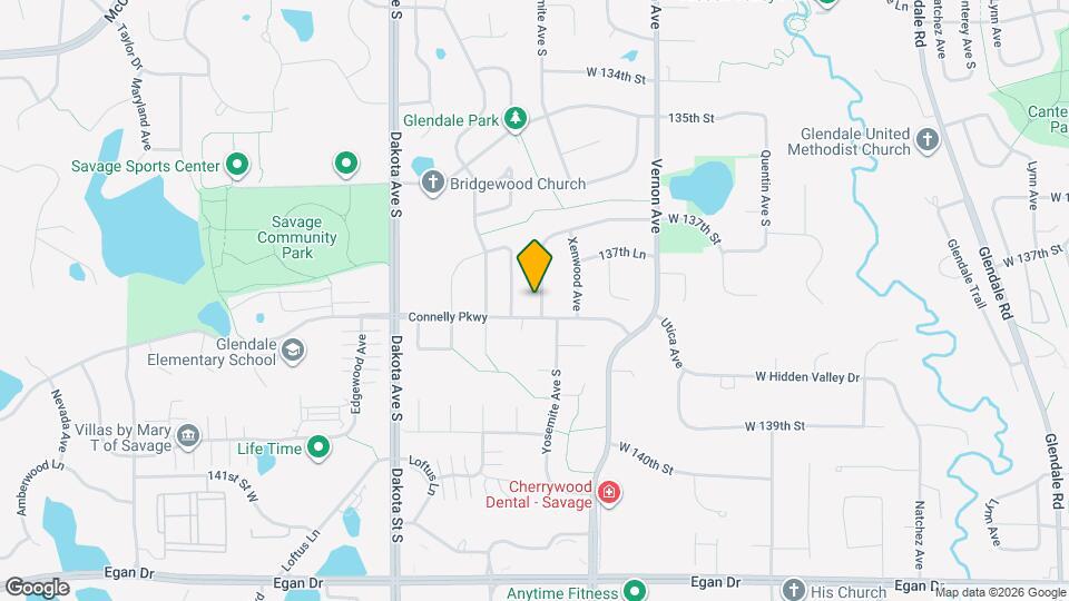 13784 Yosemite Ave S Mapa y Detalles de la Ubicación