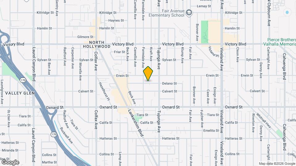 11445 Delano St Map and Location Details