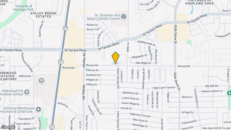 2821 Bursera Ln Map and Location Details