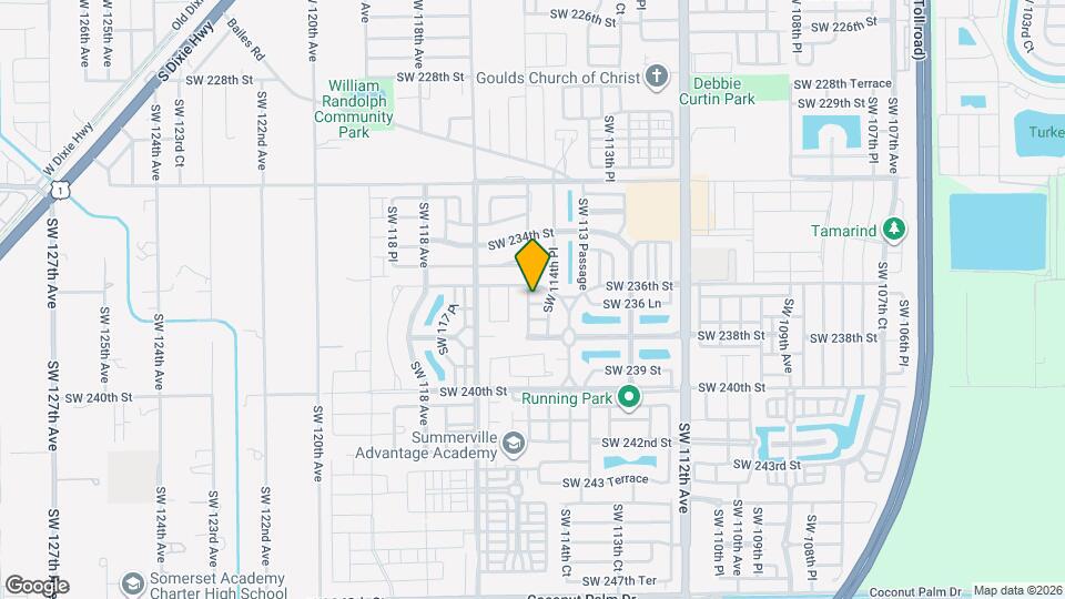 11485 SW 236th St Mapa y Detalles de la Ubicación