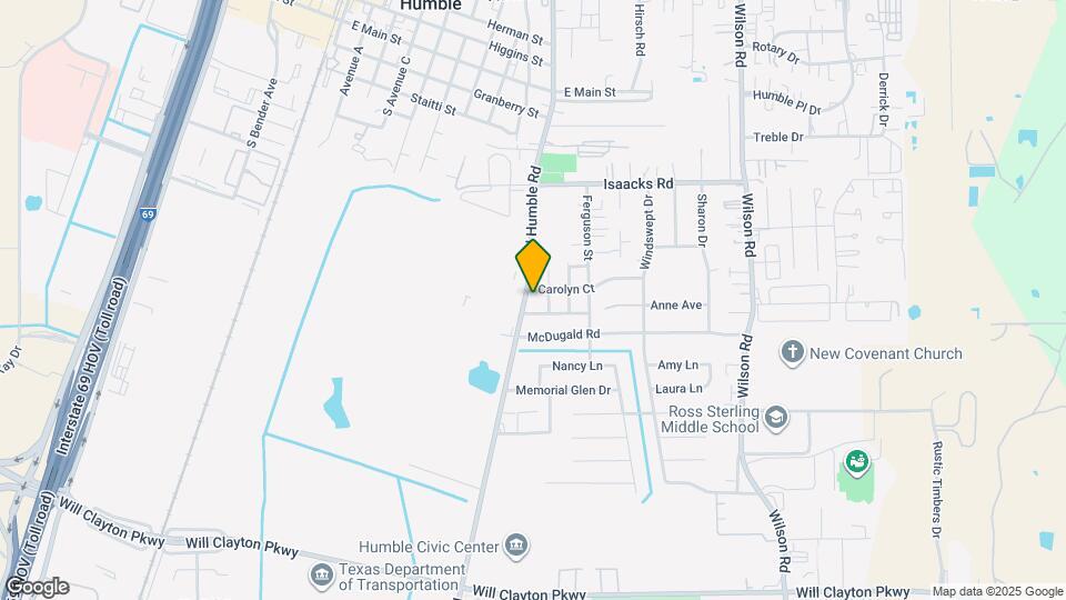 711 S Houston Ave Map and Location Details