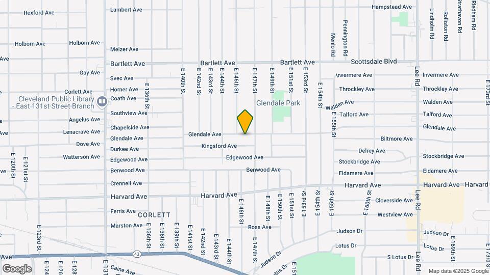 14614 Glendale Ave Map and Location Details