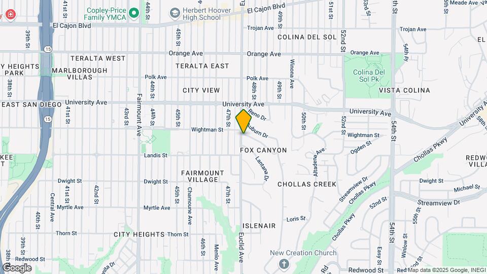 4761 Wightman St Map and Location Details