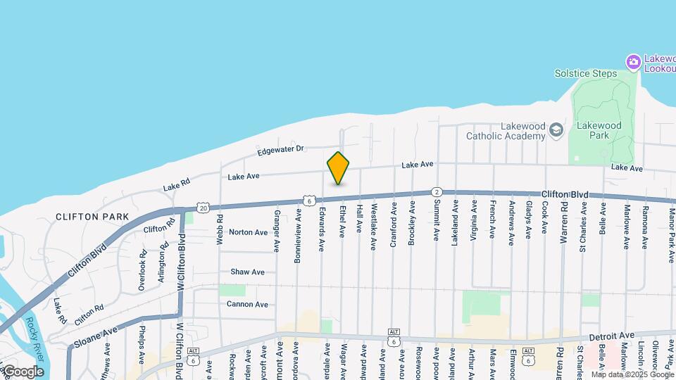 16704 Clifton Blvd Map and Location Details