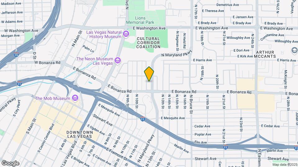 622 N 11th St Mapa y Detalles de la Ubicación