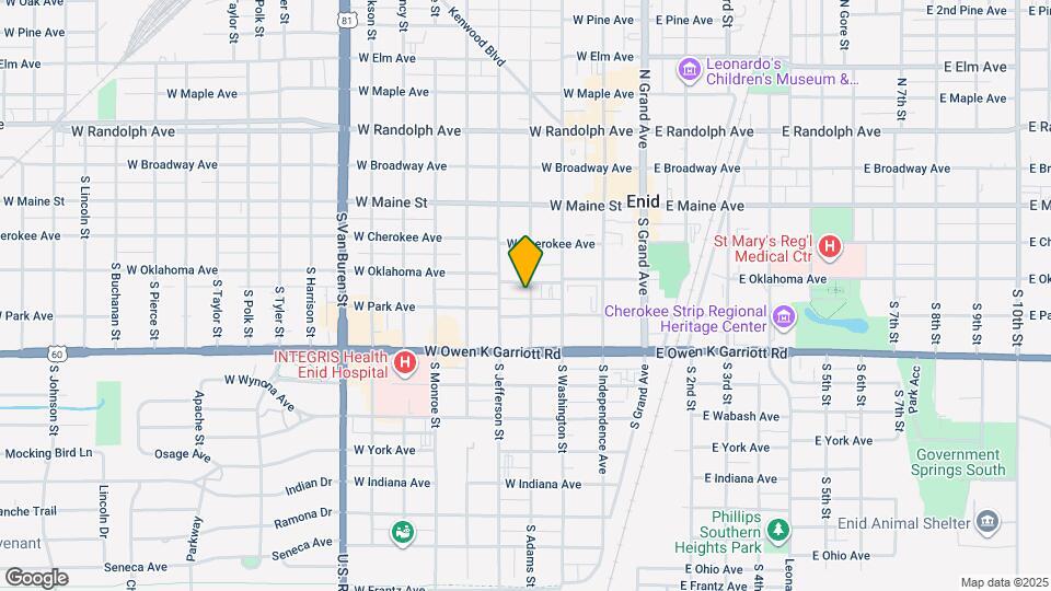 416 S Adams St Map and Location Details