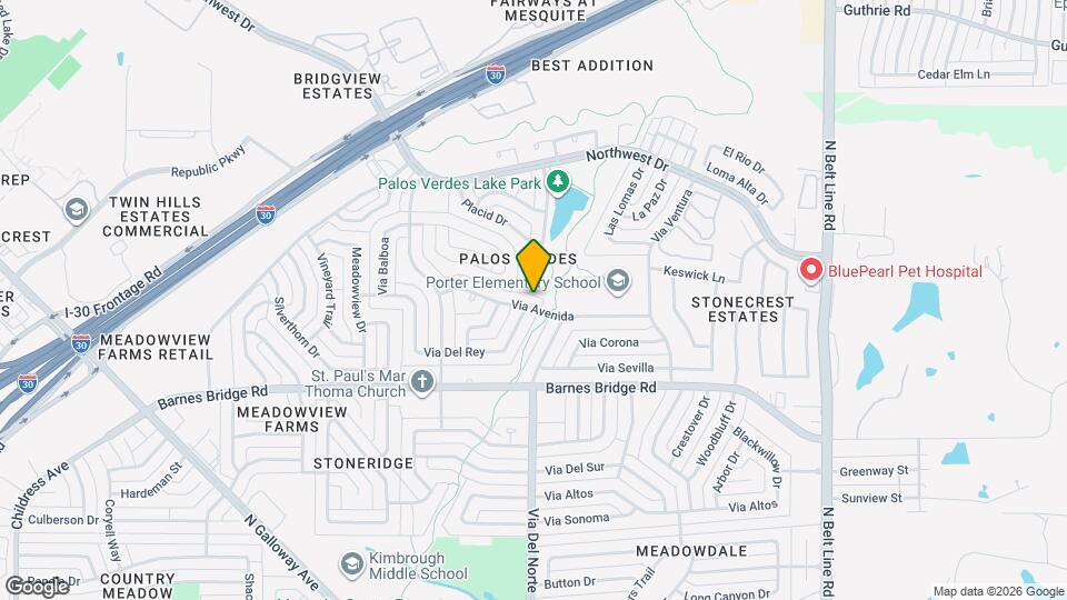 705 Via Avenida Mapa y Detalles de la Ubicación