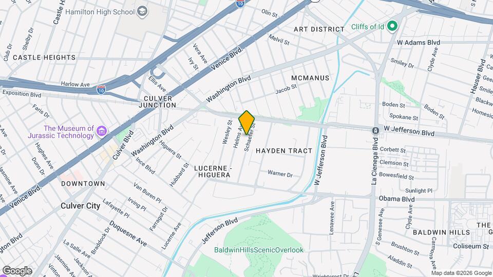 3549 Schaefer St Mapa y Detalles de la Ubicación