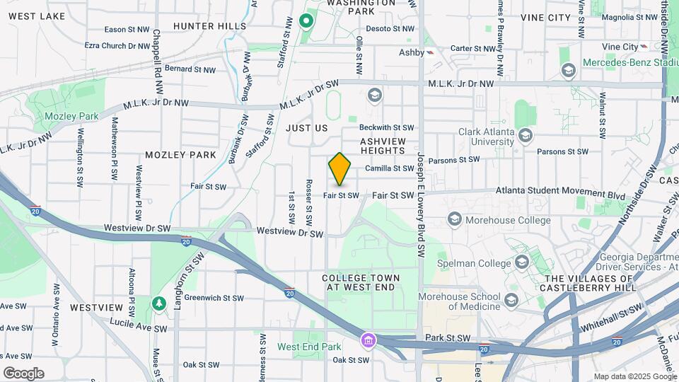 1061 Fair St SW Map and Location Details