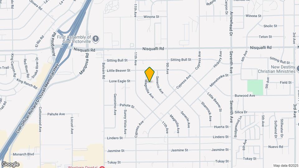 12679 Magnolia Ave Map and Location Details