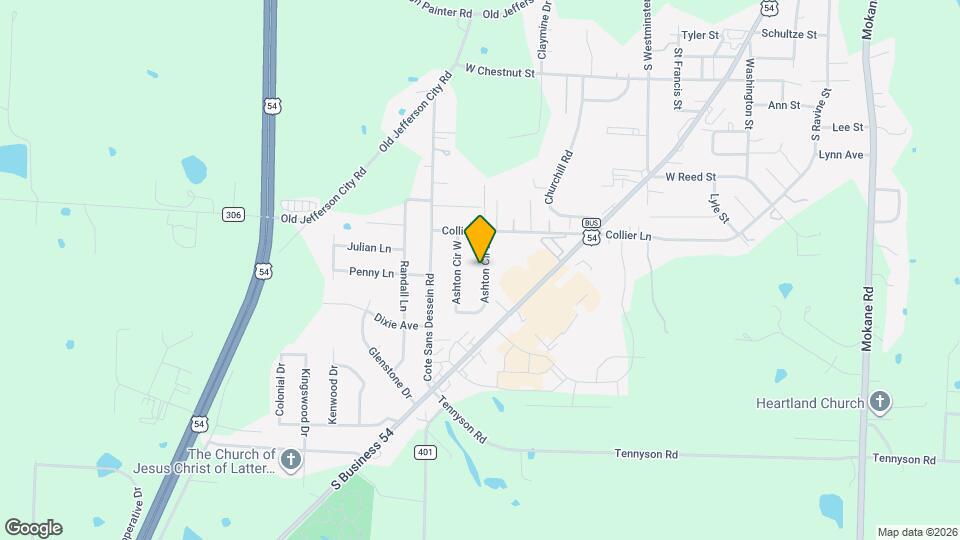 1117-1119 Ashton Cir E Map and Location Details