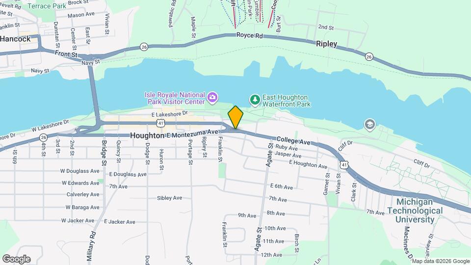 911 College Ave Map and Location Details