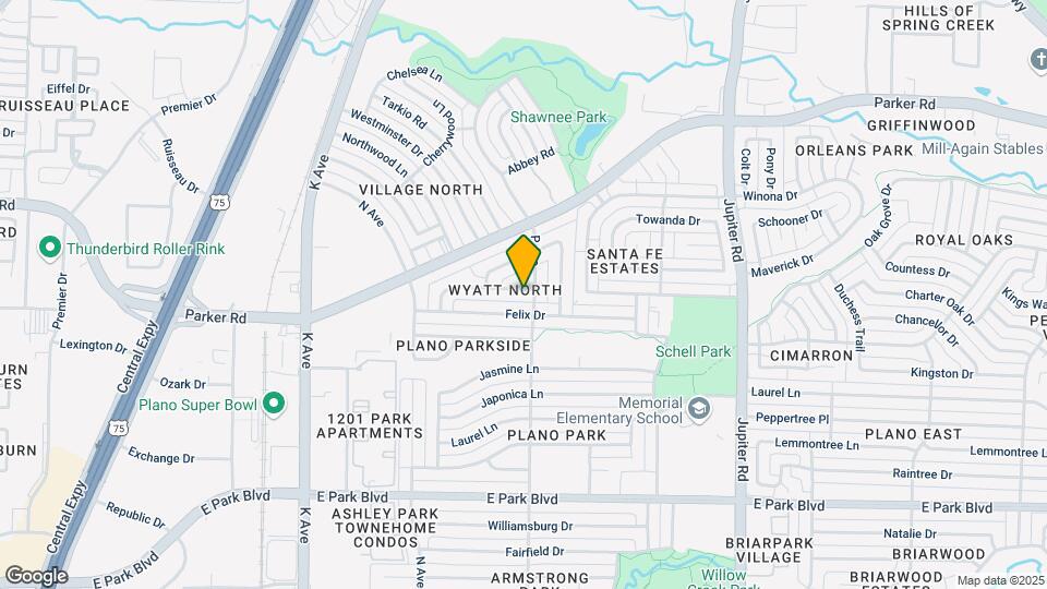 1616 Francis Ln Map and Location Details