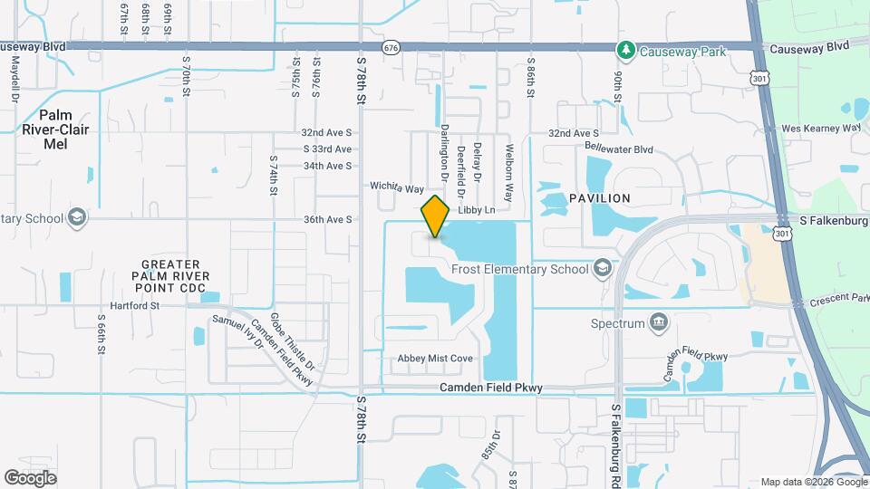 8554 Canterbury Lake Blvd Mapa y Detalles de la Ubicación