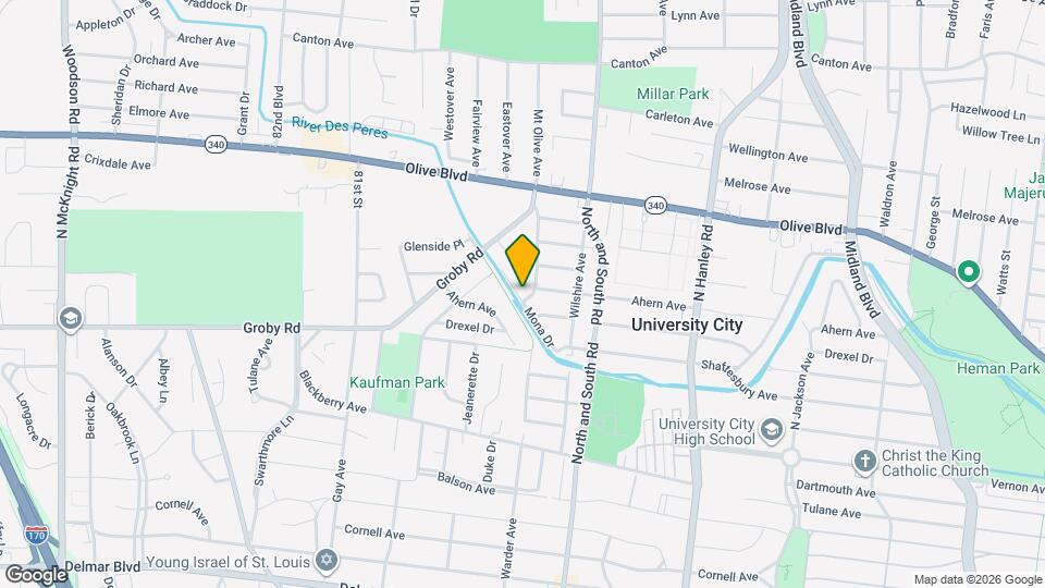 1100 Mona Dr Map and Location Details