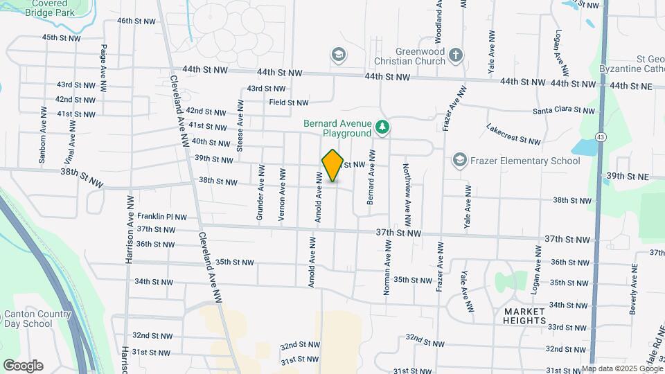1107 38th St NW Map and Location Details