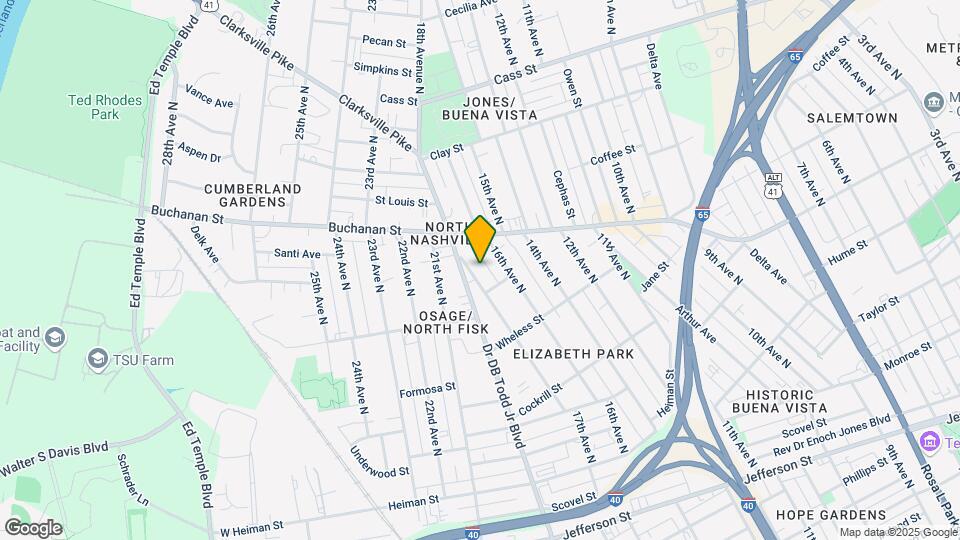 1728 17th Ave N Mapa y Detalles de la Ubicación
