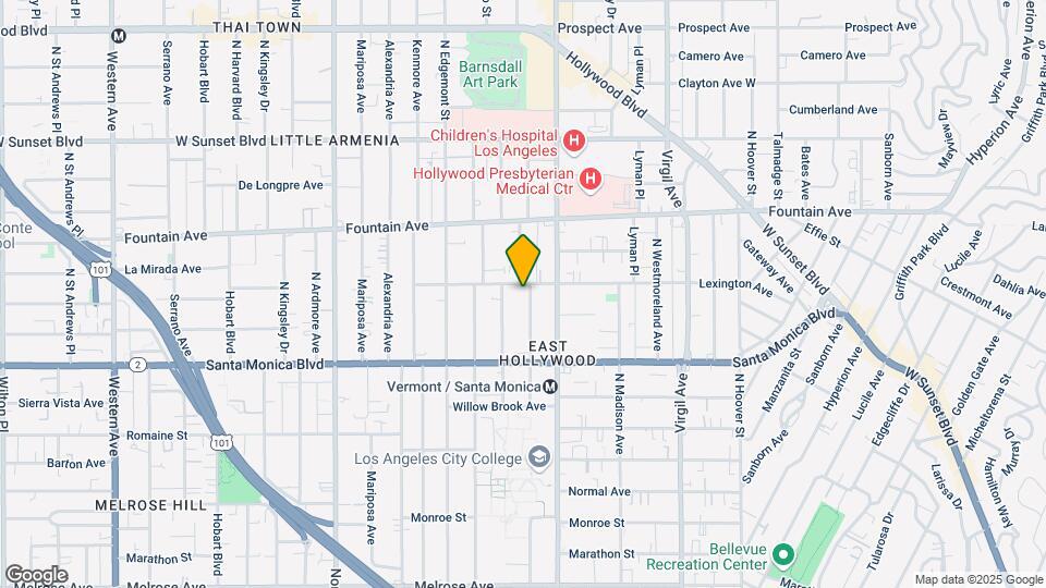 1179 N New Hampshire Ave Map and Location Details