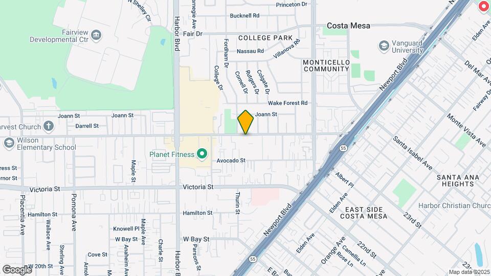 Costa Mesa Estates Map and Location Details