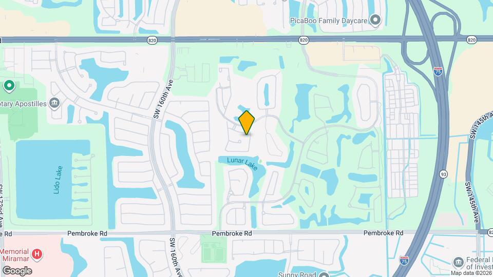 1092 SW 158th Ave Mapa y Detalles de la Ubicación