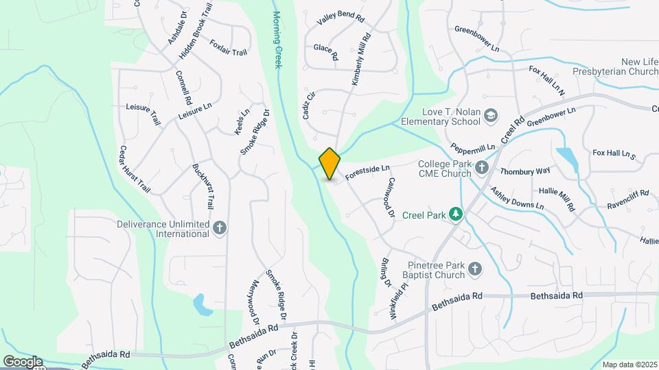 3100 Forestside Ct Mapa y Detalles de la Ubicación