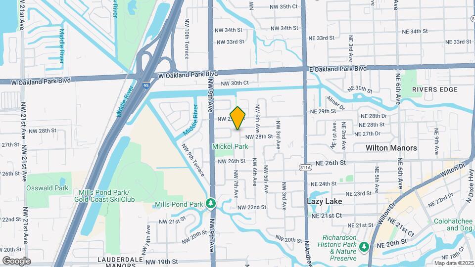 2809 NW 7th Ave Map and Location Details