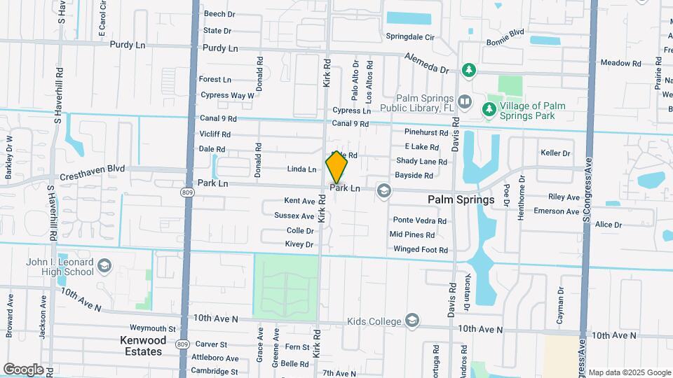 3954-3968 Park Lane Ave Map and Location Details