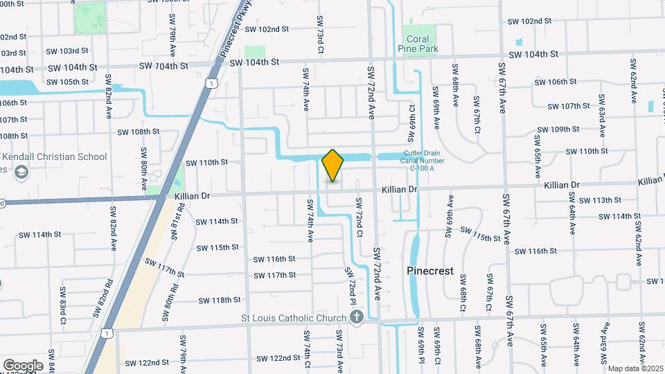 11125 SW 73rd Ct Map and Location Details