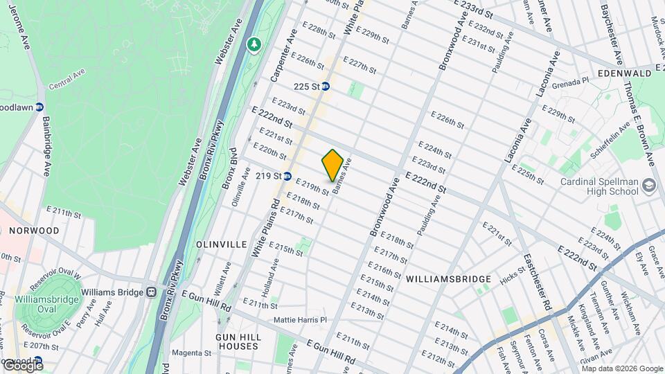 3809 Barnes Ave Map and Location Details