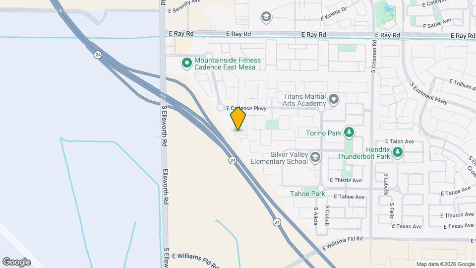 5557 S Dillon Map and Location Details