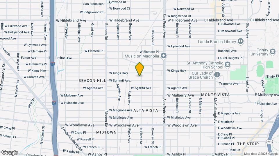 603 W Summit Ave Map and Location Details
