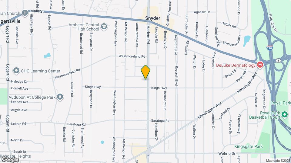 4160 Harlem Rd Map and Location Details