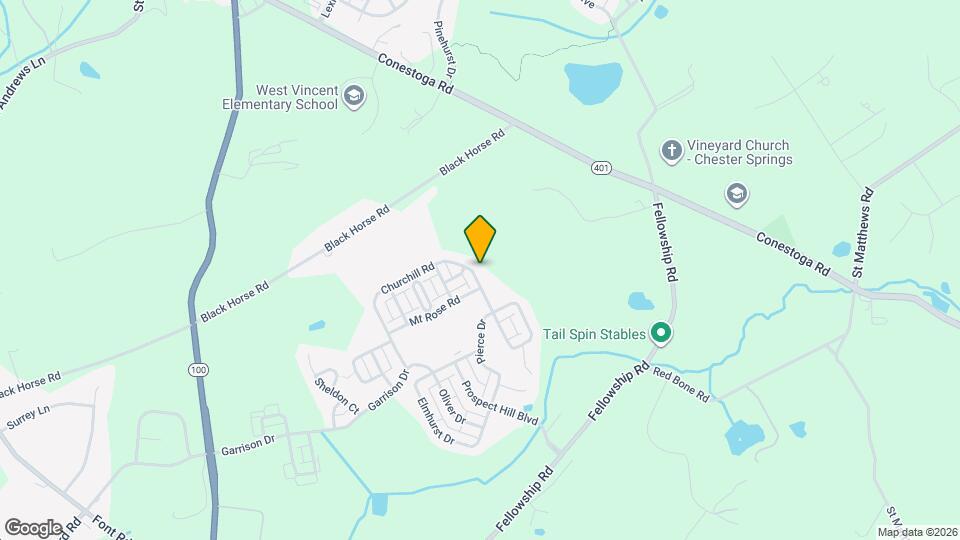 612 Churchill Rd Map and Location Details