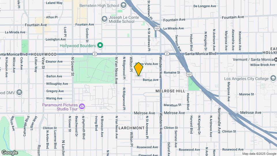 5533 Barton Ave Map and Location Details