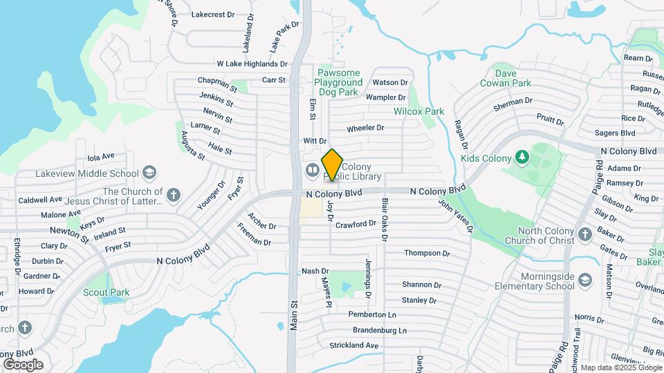 4762 N Colony Blvd Map and Location Details