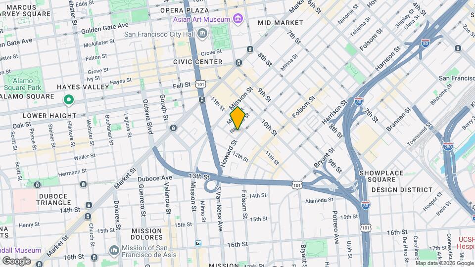 1522 Howard St Map and Location Details