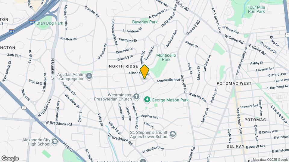 511 Crestwood Dr Mapa y Detalles de la Ubicación