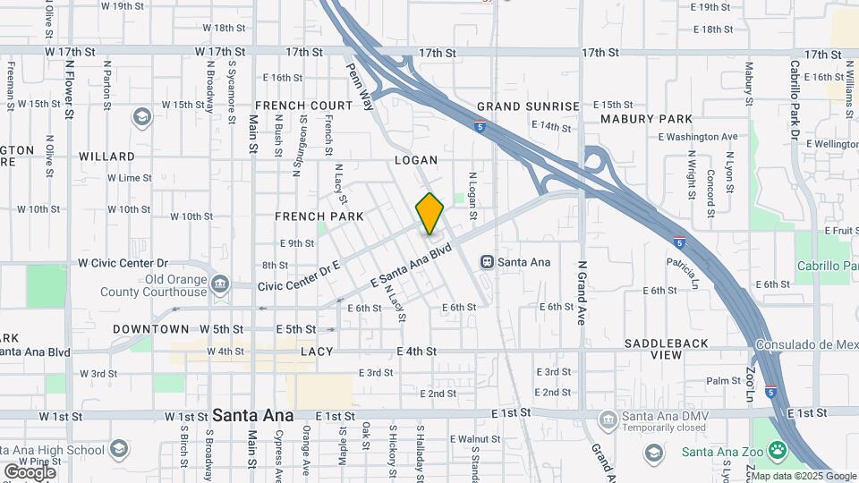 703 Poinsettia St N Map and Location Details