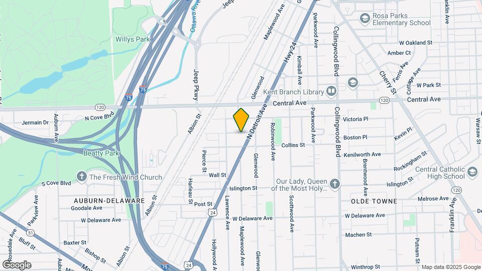 823 Ambia St Map and Location Details