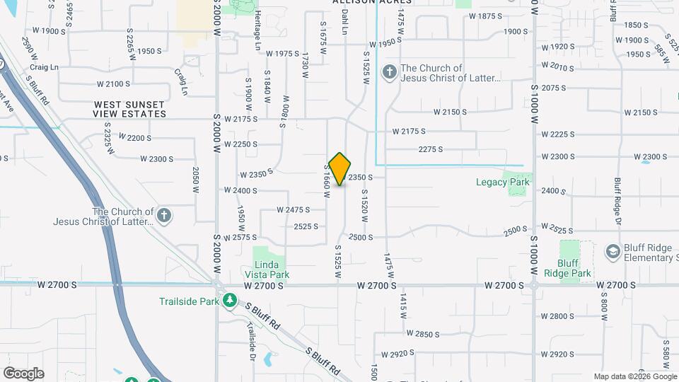 2390 Allison Way Map and Location Details