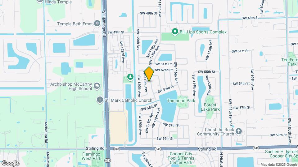 5313 SW 118th Ave Map and Location Details