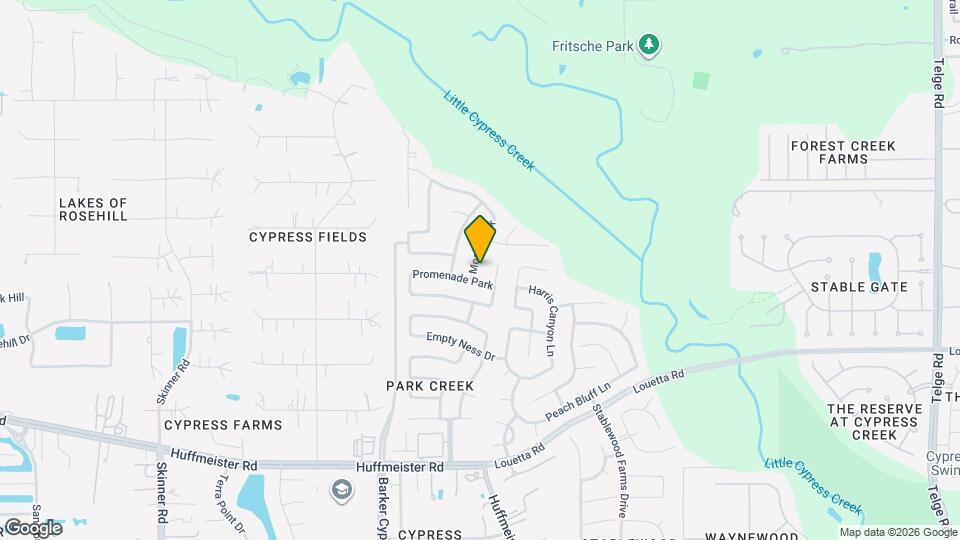 15510 Mossy Park Map and Location Details