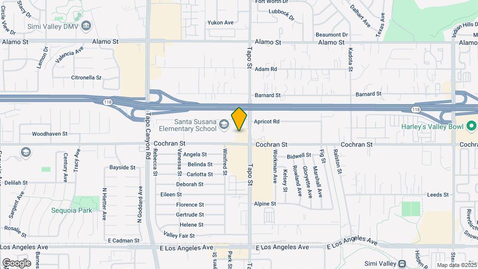 4381 Cochran St Map and Location Details