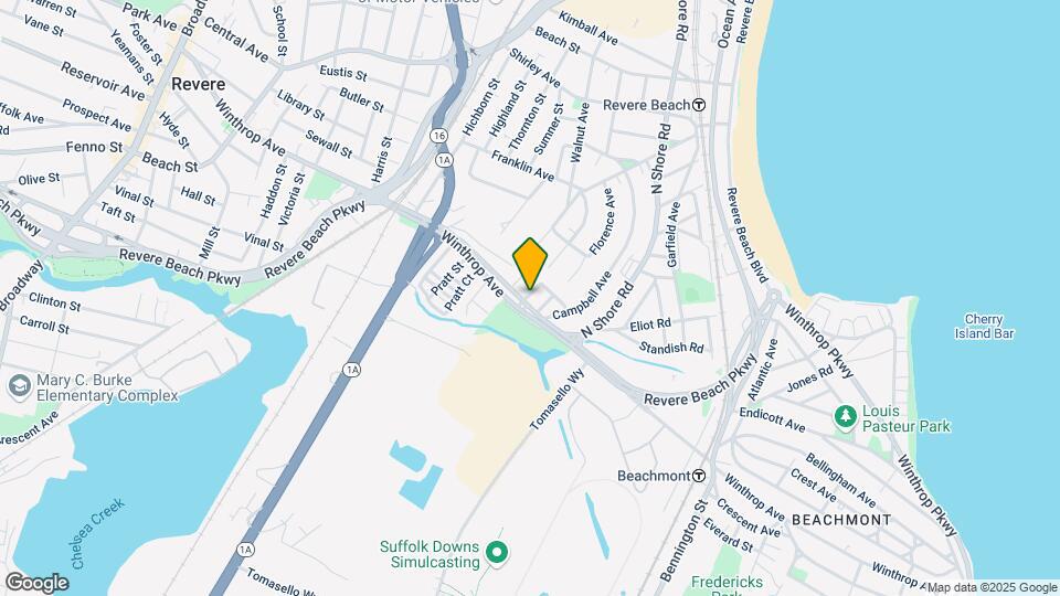 353 Revere Beach Pky, Unit #FURNISHED Map and Location Details